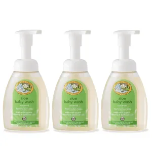 Foaming Hand Soap, Hand Soap Refills and Self Foaming Liquid Hand Soap, Liquid Hand Soap Bulk for Hand Wash, Aloe Baby Wash, 8.3 Oz, 3 Pack
