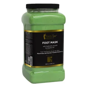 Foot Spa - Cream Mask for foot, 128 Oz With Peppermint and Eucalyptus Oil - Pedicure Massage for Tired Feet and Body, Hydrating, Fresh Skin - Infused with Hyaluronic Acid, Amino Acids, Panthenol