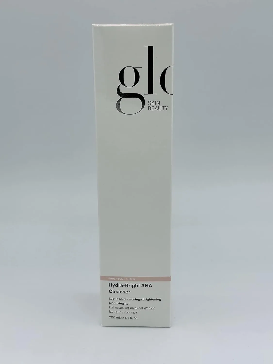 Glo Skin Beauty Hydra-Bright AHA Cleanser | Foaming Gel Cleanser Removes Makeup, Gently Exfoliates, Hydrates and Brightens Skin (6.7 Fl Oz)