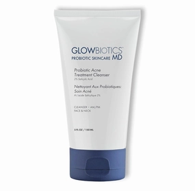 Glowbiotics Probiotic Acne Cleanser: Gentle Foaming Face Wash for Acne-Prone Skin | Clears Pores, Removes Dirt & Oil, Soothes Redness with Salicylic Acid & Niacinamide