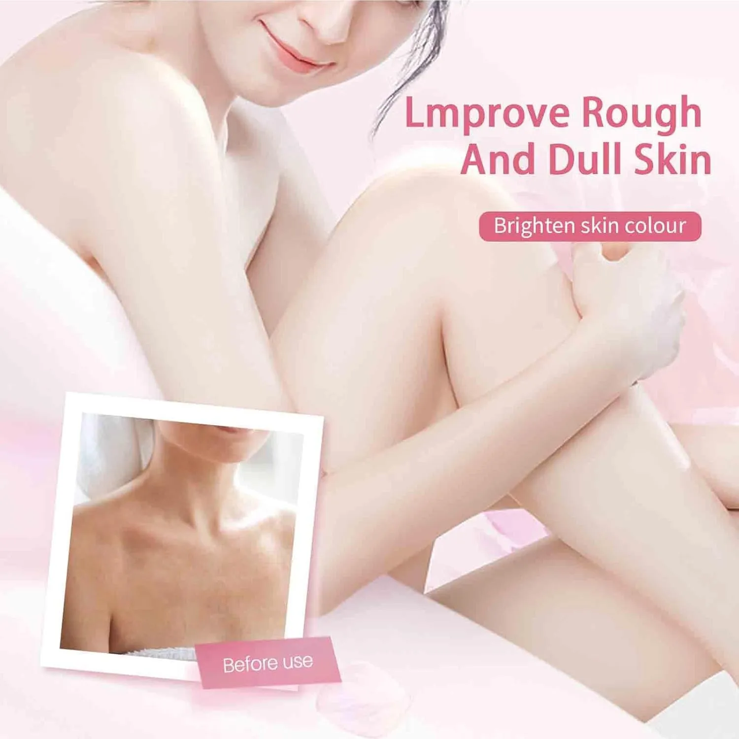 Glutathione Cream, Glutathione 50x Tone Up Body Lotion, Long Lasting Moisturizing, Smooth & Revitalizing Skin, for All Skin Types (3PC, 1)