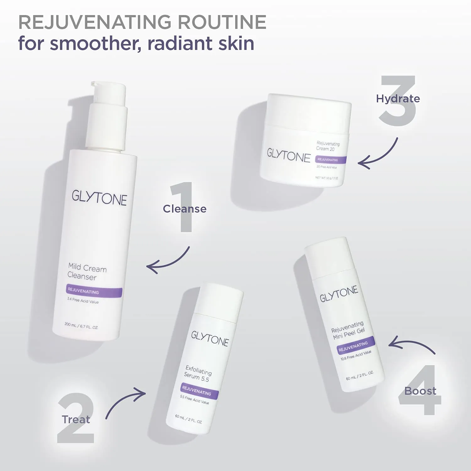 Glytone Mild Cream Cleanser | Exfoliate & Moisturize with 3.4 Free Acid Value Glycolic Acid & Glycerin | Face Wash for Women Removes Makeup & Oil | Face Cleanser for Dry Skin | 2 Fl oz.