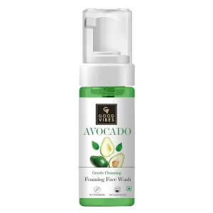 Good Vibes Gentle Cleansing Foaming Face Wash, Avocado (150 Ml)