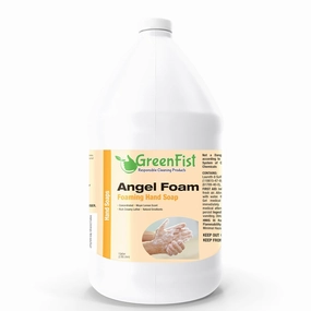 GreenFist Foaming Hand Soap Refills [ Foam Refill ] Gentle-Hand Wash Lemon Scent, 128 ounce (1 Gallon)