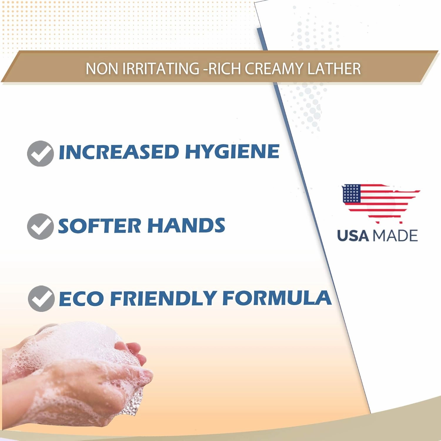 GreenFist Lotionized Hand Soap [ Liquid Gel Refill ] Made in USA, 128 Ounce (1 Gallon) (Honey Suckle)
