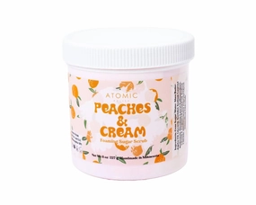 Handmade Foaming Sugar Scrub Peaches & Cream
