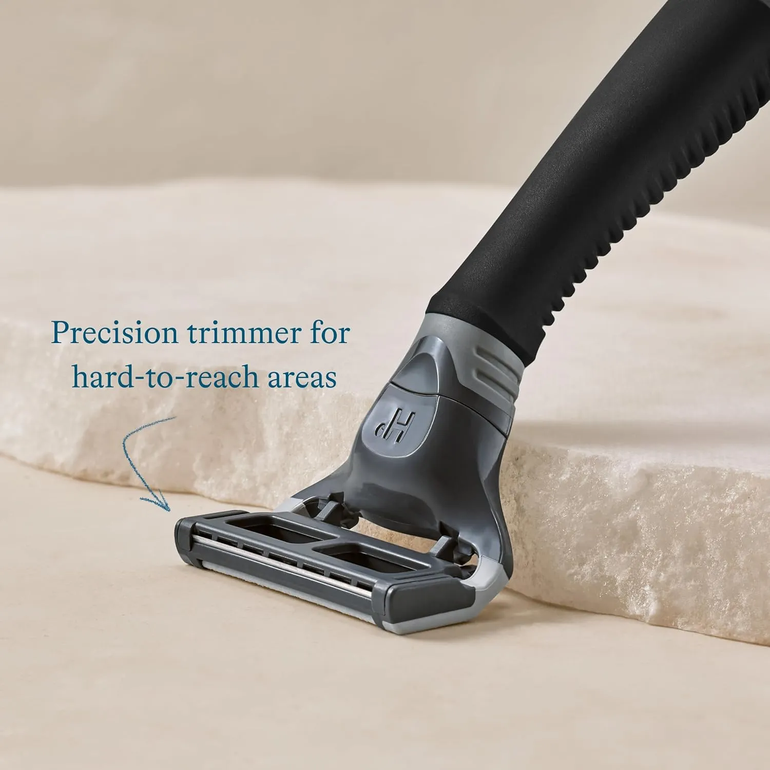 Harry's Shaving Kit for Men - Razor Handle, 5 Razor Blade Refills, Foaming Shave Gel, and Travel Blade Cover - Charcoal