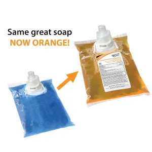 Health Guard Foaming Antibacterial Hand Soap #21352, Compatible with discontinued Member's Mark/Sam's Club/Ecolab hand soap dispenser, 4/1000 mL refill bags