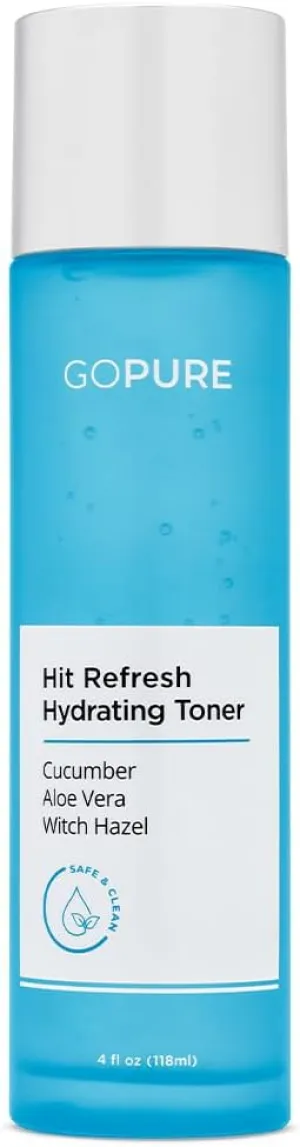 Hit Refresh Hydrating Toner – Routine Prep Step, Visibly hydrates, Supports a Balanced pH, visibly clarifies pores, removes Excess Oil & impurities, Great for All Skin Types