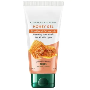 Honey Gel Soothe & Nourish Foaming Face wash | Soap Free Formula | Reduce Dryness | 100% Botanical Extracts | Suitable for All Skin Types | 100ml