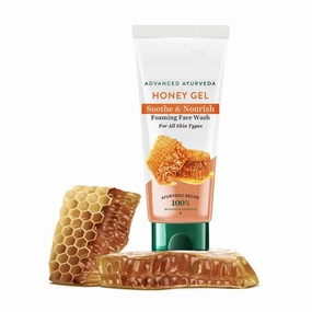 Honey Gel Soothe & Nourish Foaming Face wash | Soap Free Formula | Reduce Dryness | 100% Botanical Extracts | Suitable for All Skin Types | 100ml