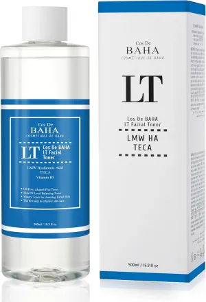 Hyaluronic Acid Centella Toner with Ceramide - Hydrating Facial Toner for Dehydrated Skin - Alcohol-Free Moisturizing Formula, 16.90 Fl Oz (500ml)