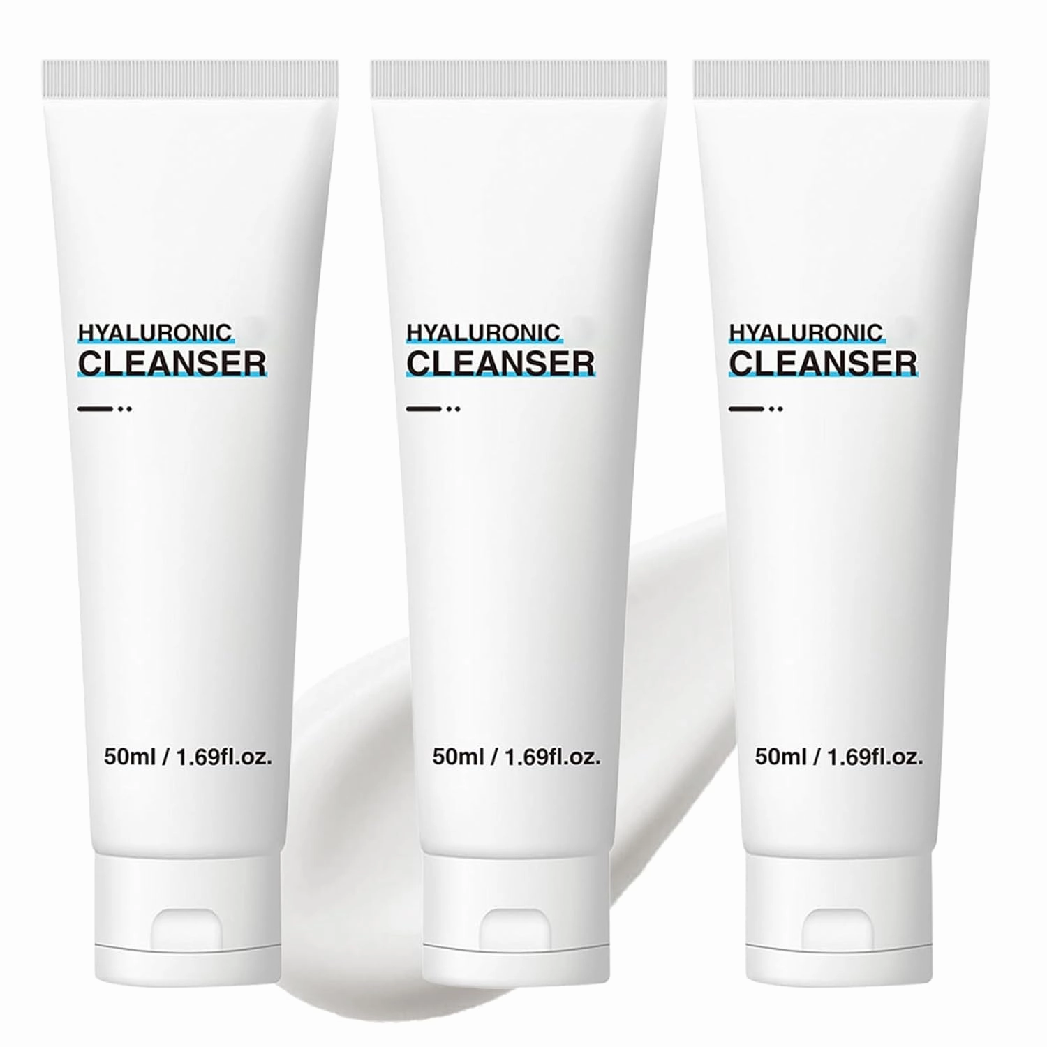 Hyaluronic Acid Cleanser for Face | Hydrating Daily Facial Cleanser with Hyaluronic Acid & Ceramides | Gentle Foaming Face Wash for Sensitive Skin, Non-Comedogenic & Cruelty-Free, 1.69 fl.oz (3)