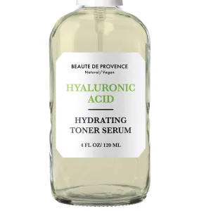 Hydrating Hyaluronic Acid Toner for Face - Facial Setting Spray - Enhanced with Green Tea - Dark Spot Remover - 4 Fl Oz and Aloe Vera