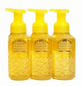 Iced Lemon Pound Cake Gentle and Clean Foaming Hand Soap Bath and Body (Pack 3)