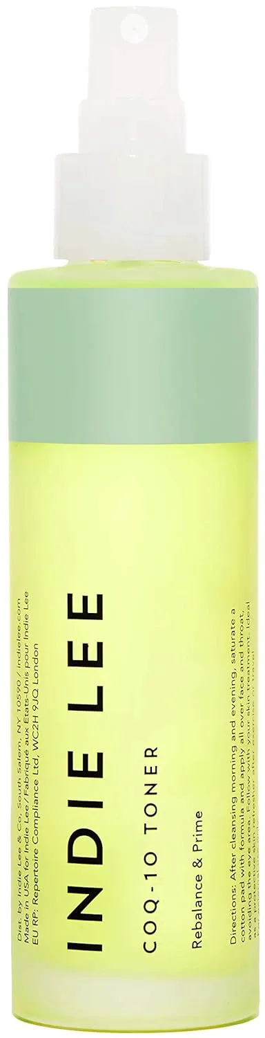Indie Lee CoQ-10 Face Toner - Refreshing, Hydrating Mist for All Skin Typed - Hyaluronic Acid, Aloe   Chamomile - Alcohol   Essential Oil-Free Facial Toner (125ml)