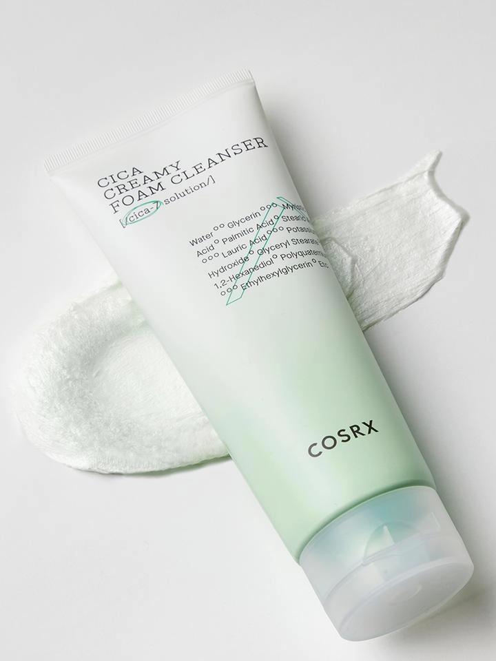 Indulge in Pure Fit Cica Creamy Foam Cleanser for a Radiant Finish | COSRX