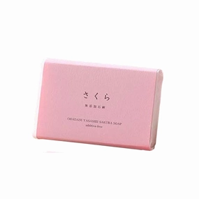 IPPINKA Sakura Soap - Cherry Blossom - All Natural - Vegan Cold Process Bar - 3.17 oz - Product of Japan