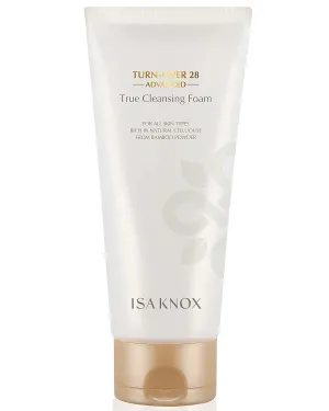 Isa Knox True Foaming Facial Cleanser (6.1fl oz) - Korean Skincare, Non-Drying Bubble Foam Face Wash, Pomegranate Vinegar, Natural Bamboo Cellulose