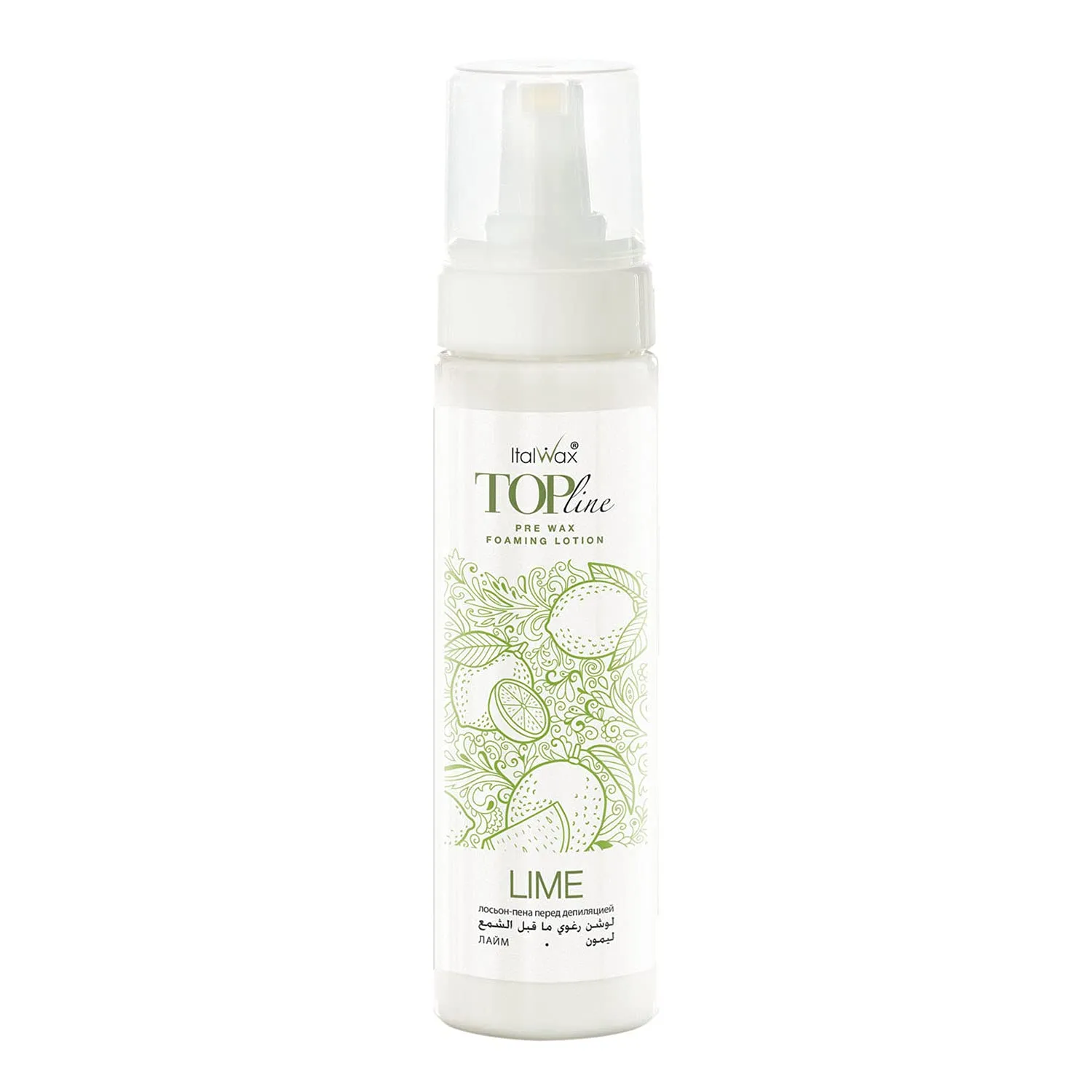 Italwax Pre Wax Foaming Lotion - 200ml / 6.76fl.oz - Prepare the skin for waxing hair removal - Suitable for all skin types​