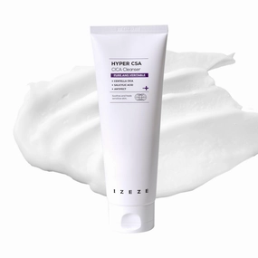 IZEZE Hyper CSA Cica Cleanser 5.07 fl.oz, 150ml | Centella Cica, Facial Deep Rich Foam, Salicylic Acid Foaming Wash, Cleansing Facial Foam for Sensitive and Acne-prone Skin, for All Skin Types