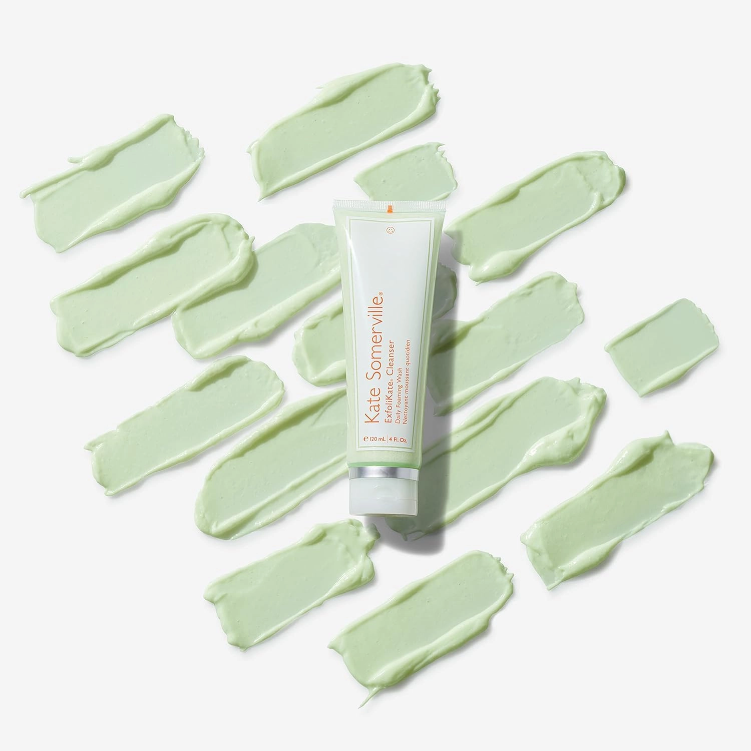 Kate Somerville ExfoliKate Cleanser – Daily Exfoliating Foaming Face Wash – Clinically Formulated Glycolic Acid and Lactic Acid Gentle Facial Scrub