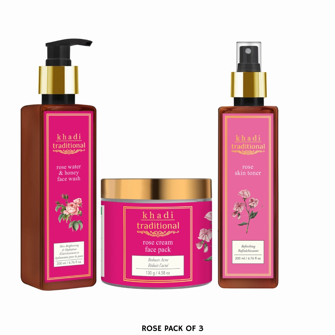 Khadi Traditional Rose Pack