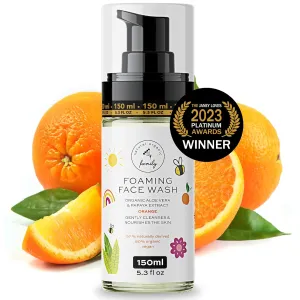 Kids Foaming Face Wash - Clean and Gentle Face Wash for Kids and Preteens - Made in the UK