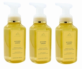 Kitchen Lemon Gentle & Clean Foaming Hand Soap by Bath & Body - Pack of 3 (8.75 fl oz each)