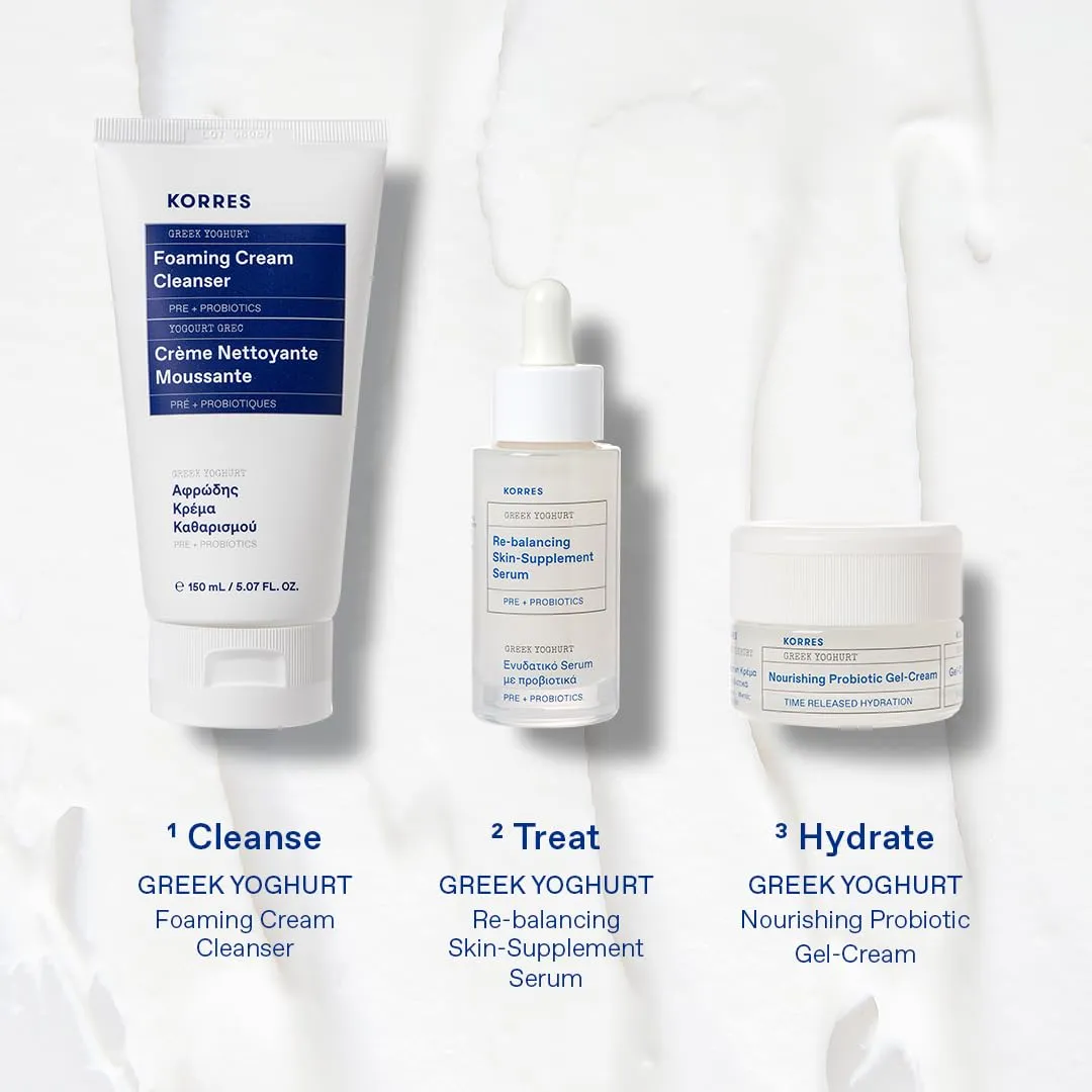 KORRES Greek Yoghurt Foaming Cream Cleanser 150 Ml, 5.07 fl. oz.