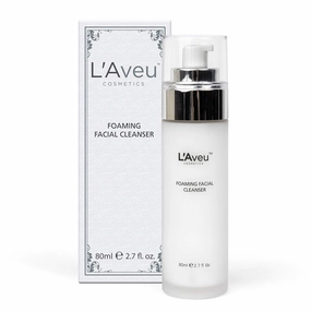 L'Aveu Foaming Facial Cleanser - Facial Cleansing Wash for All Skin Types - Made in Israel with Dead Sea Minerals - 2.7 fl oz