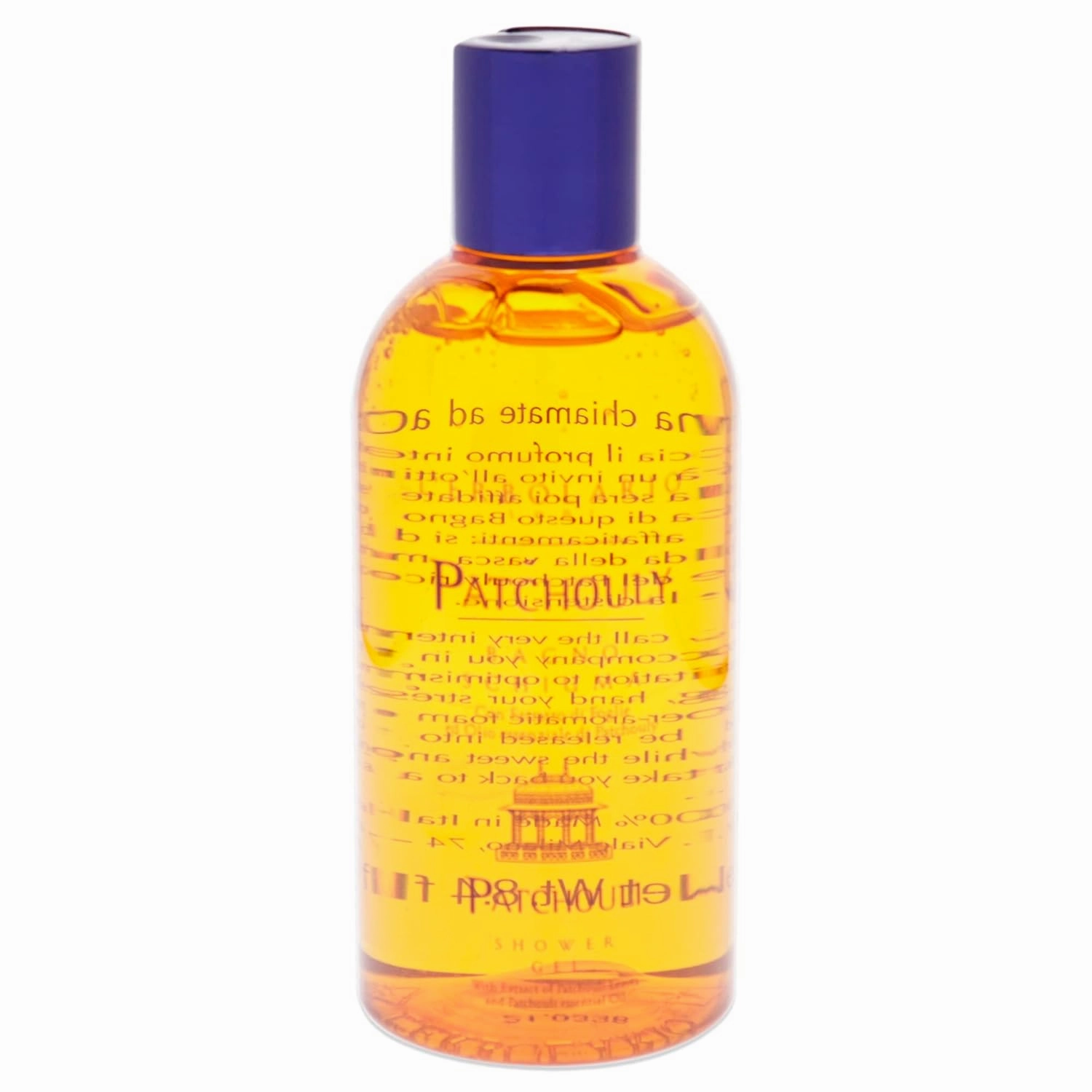 L'Erbolario Shower Gel - Protecting Body Soap with Essential Oil, Sunflower Oil - Body Wash for a Gentle Cleanse and Skin Toning - Patchouli - 8.4 oz