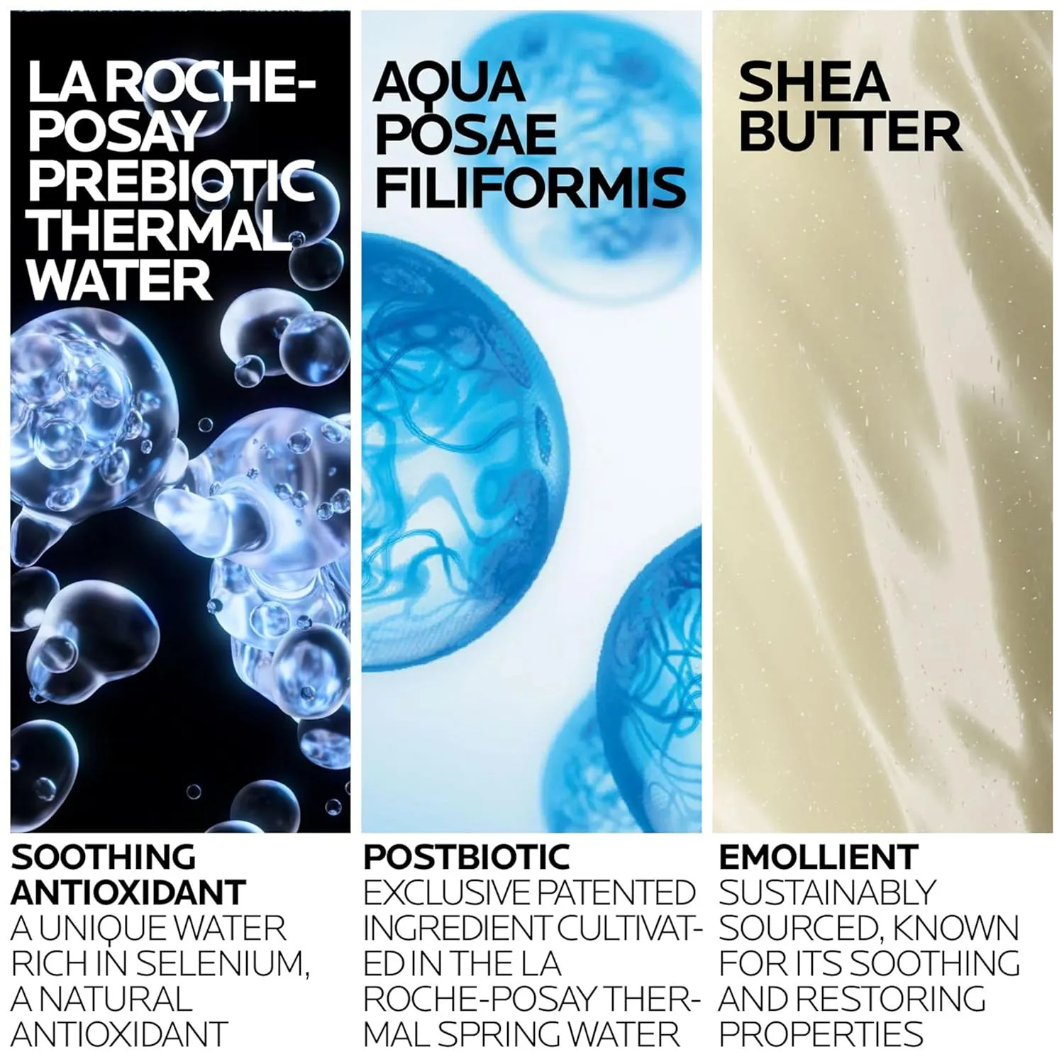 La Roche Posay Lipikar AP  Gentle Foaming Moisturizing Wash, Shea Butter   Niacinamide   Glycerin, Moisturizing Body Wash For Dry Skin, National Eczema Association Accepted, Soap Free