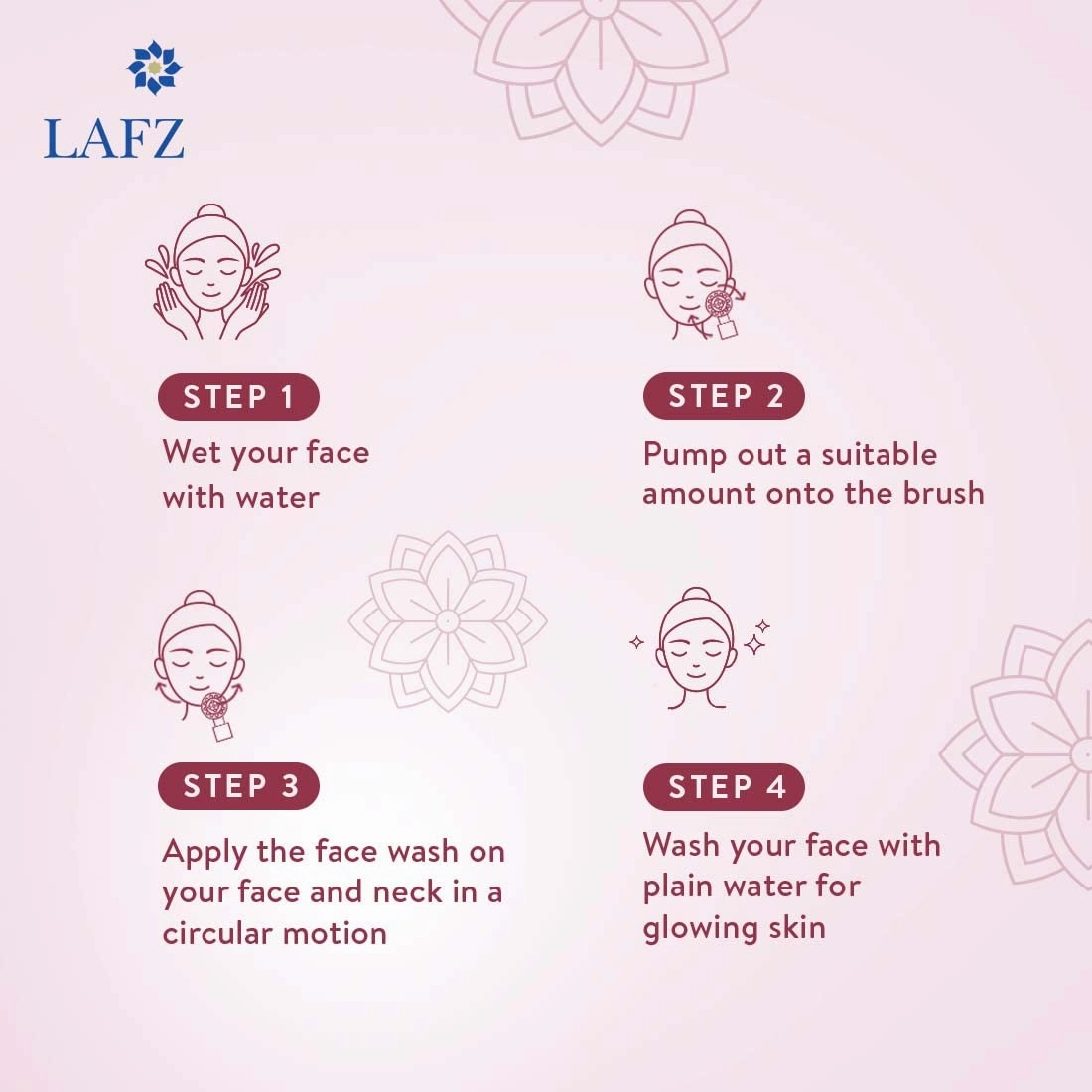 Lafz Apple Cider Vinegar Foaming Face Wash With Built-In Deep Cleansing Brush For Men & Women, 100 ml