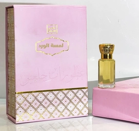 Lamsat Al-Ward Arabian Perfume Oil 12ml – Alcohol-Free Long Lasting Fragrance, Unisex