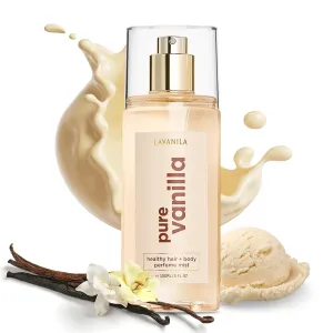 Lavanila Pure Vanilla Healthy Hair   Body Perfume Mist, 5 Fl Oz - Sweet & Warm Fragrance Spray Formulated with Jojoba Oil, Madagascar Vanilla, Tonka Bean, Heliotrope