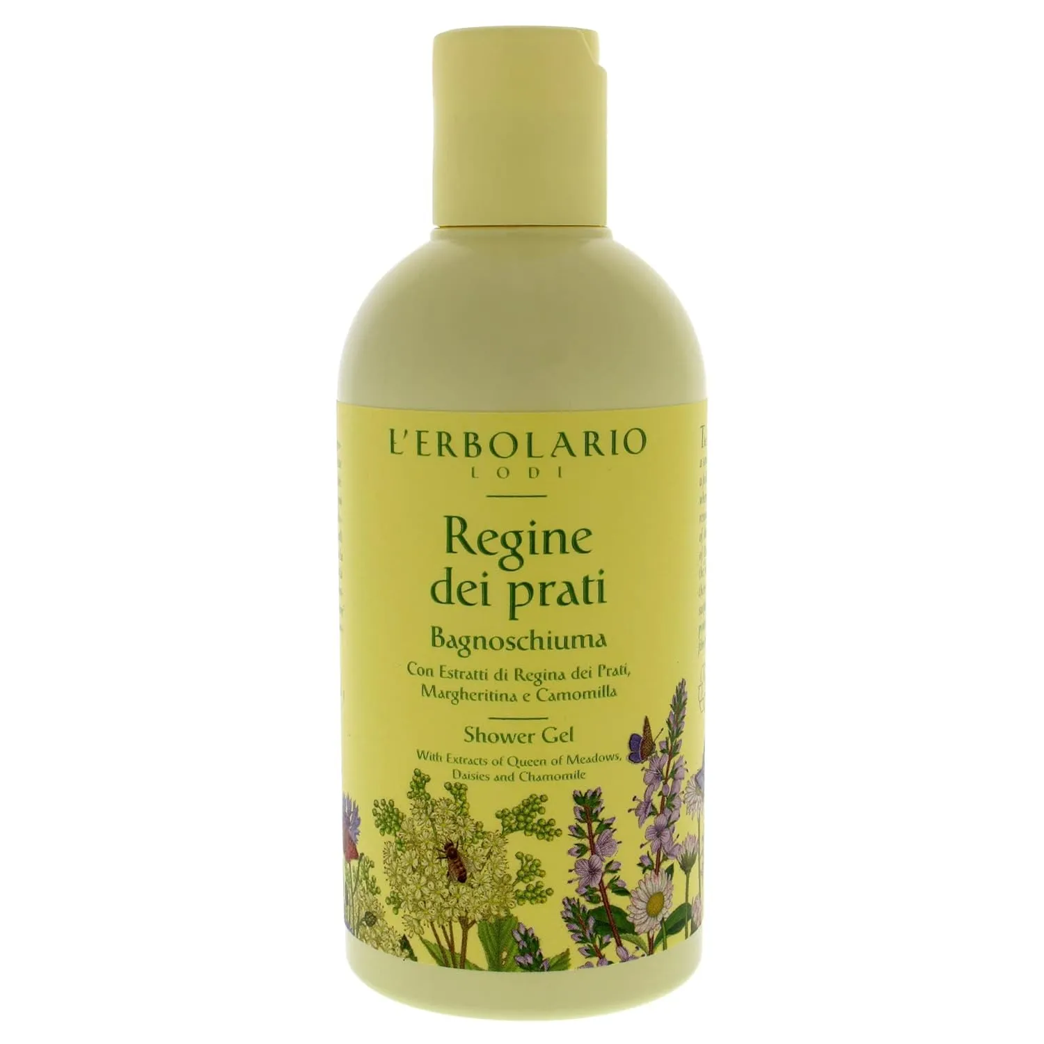 L'Erbolario Shower Gel – Moisturizing Body Wash with Floral Scent – Restoring Floral Body Soap with Chamomile and Daisy - Regine dei Prati - 8.4 oz