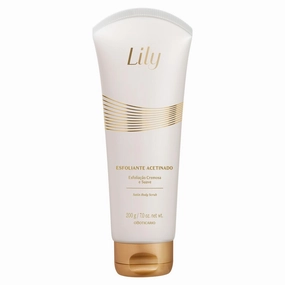 Lily Satin Velvet Body Scrub, Indulgent Exfoliating Cream with Adored Lily Fragrance, 7 Ounce (200g)