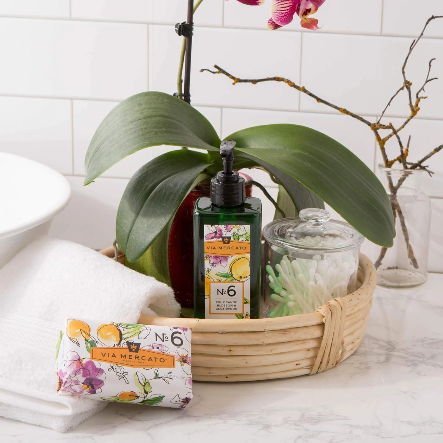 Liquid Soap, Shea Butter Enriched (12 oz), No. 6 - Fig, Orange Blossom & Cedarwood