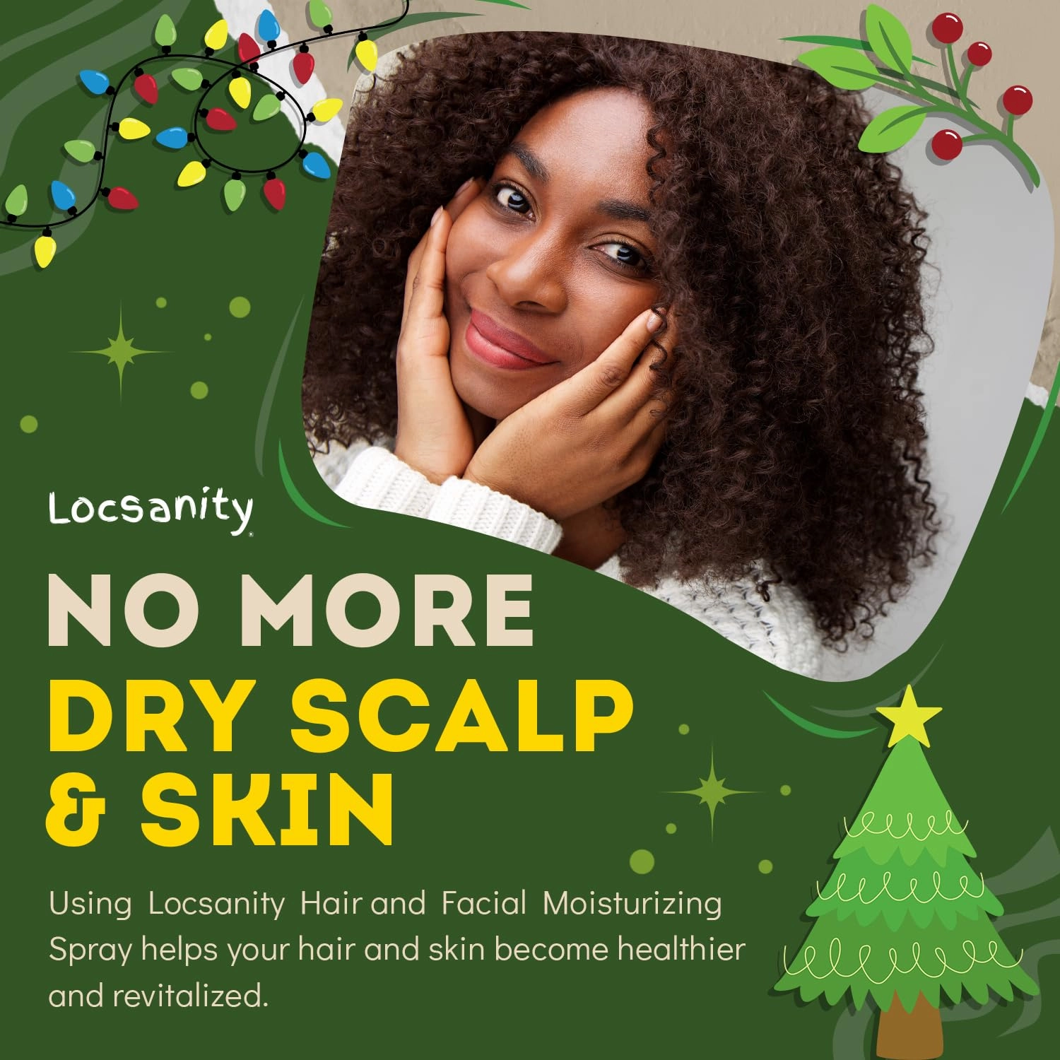 Locsanity Pure Rosewater Hair and Facial Daily Moisturizing/Refreshing Spray