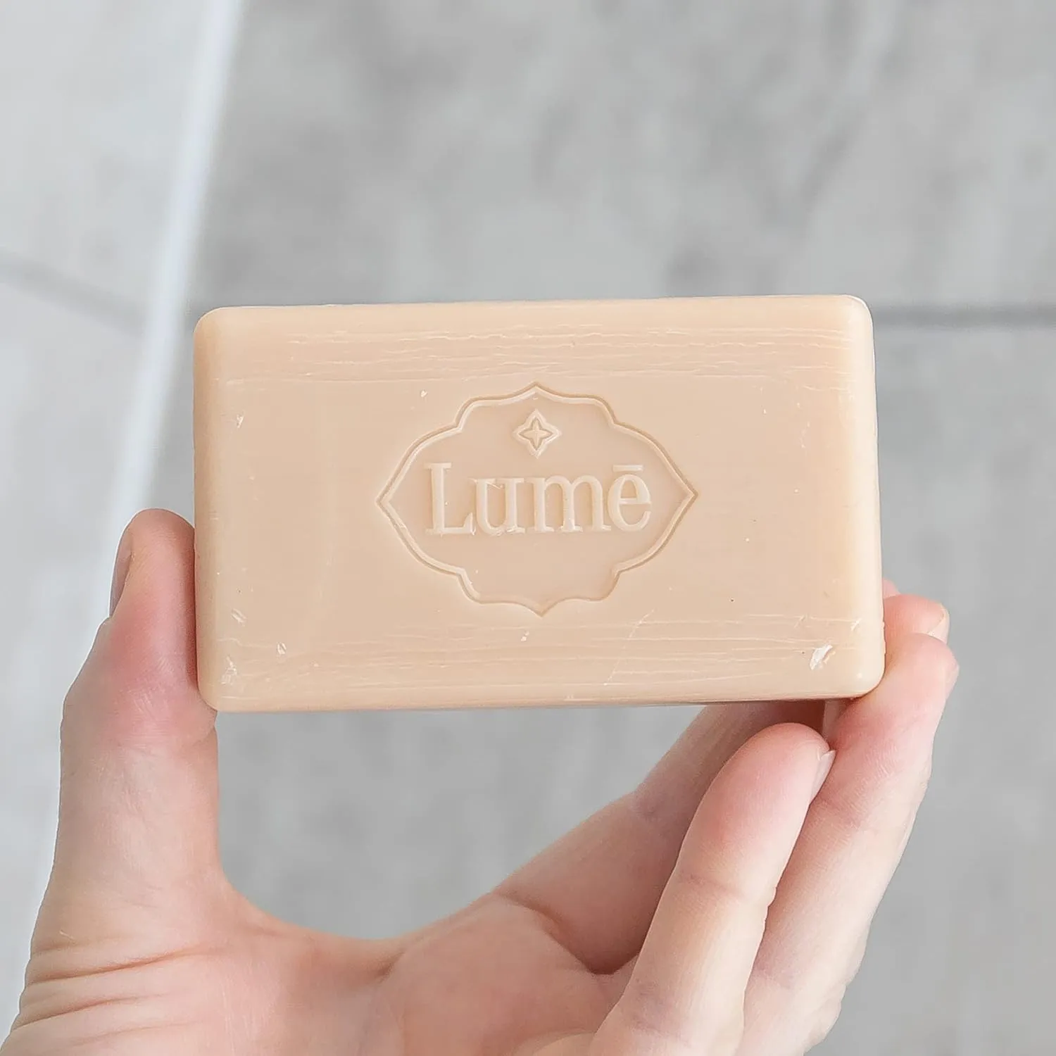 Lume Triple Milled Bar Soap - Rich Moisture & Gentle Cleansing - Paraben Free, Phthalate Free, Skin Safe - 5 ounce (Pack of 4) (Clean Tangerine)