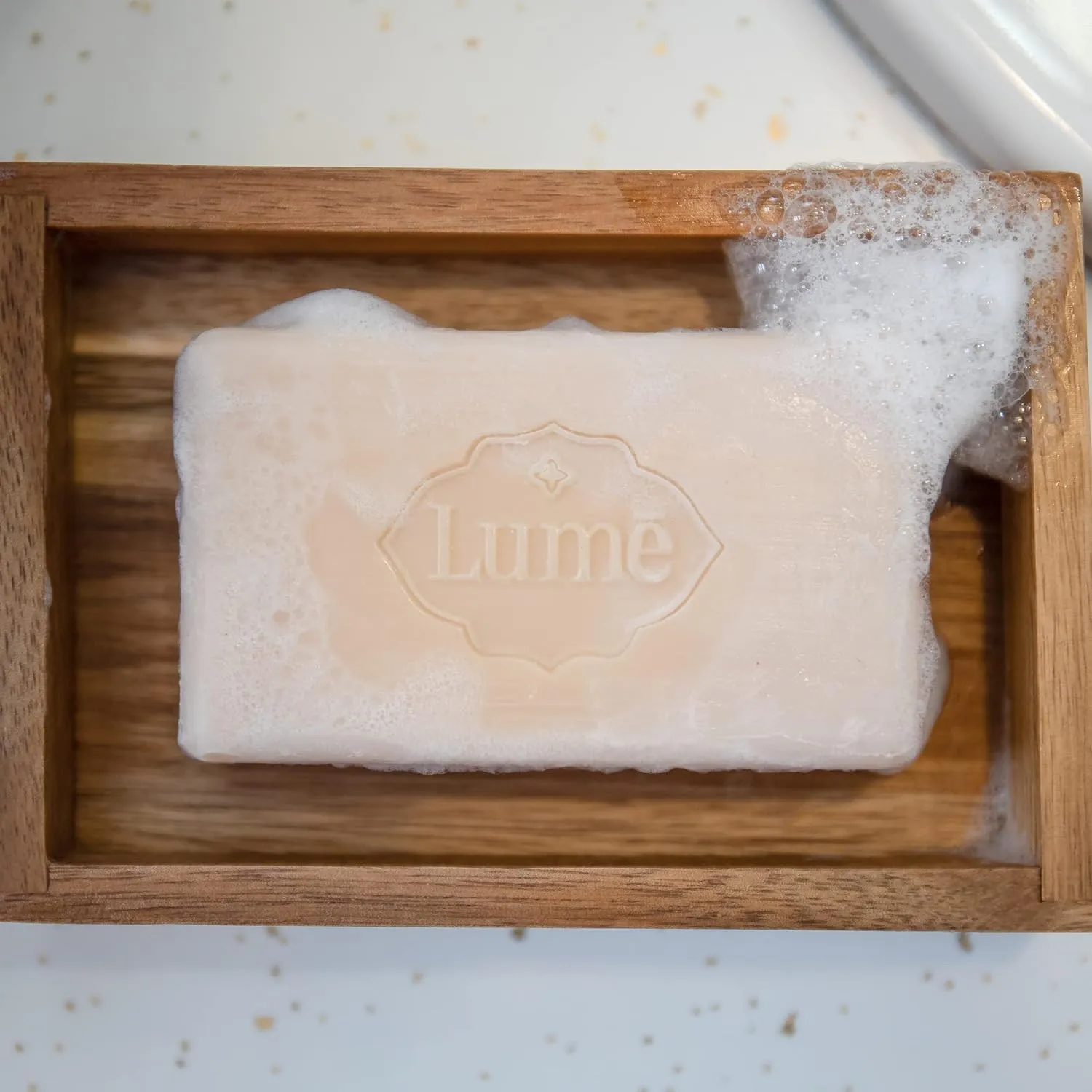 Lume Triple Milled Bar Soap - Rich Moisture & Gentle Cleansing - Paraben Free, Phthalate Free, Skin Safe - 5 ounce (Pack of 4) (Clean Tangerine)