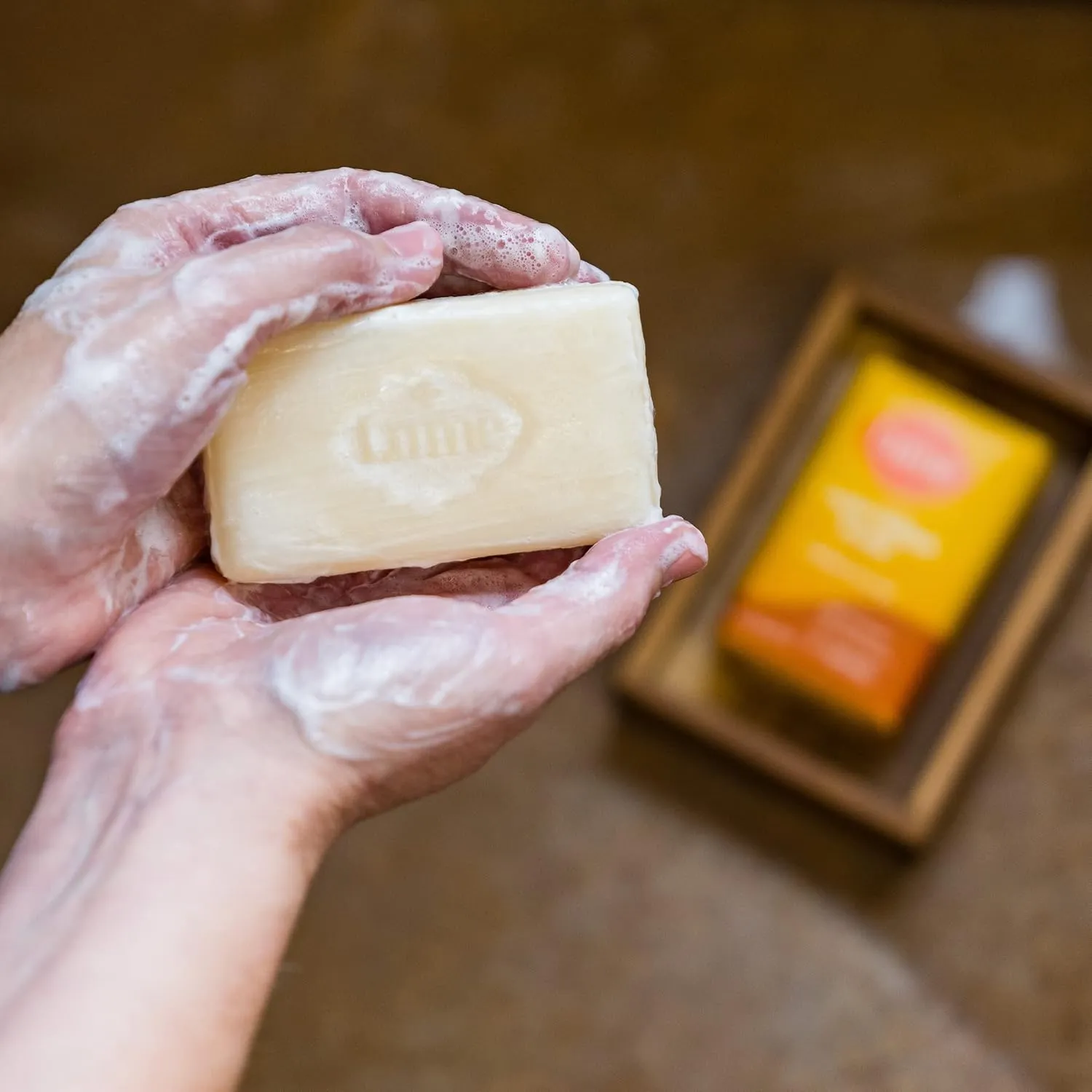 Lume Triple Milled Bar Soap - Rich Moisture & Gentle Cleansing - Paraben Free, Phthalate Free, Skin Safe - 5 ounce (Pack of 4) (Toasted Coconut)