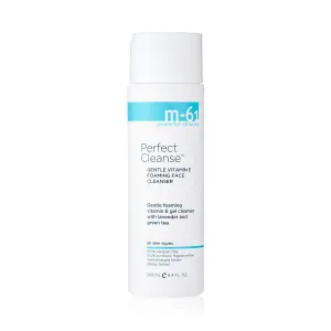 m-61 Perfect Cleanse | Daily Gentle, Foaming Cleanser With Vitamin E, Lavender, Green Tea, 8.2 Fl Oz