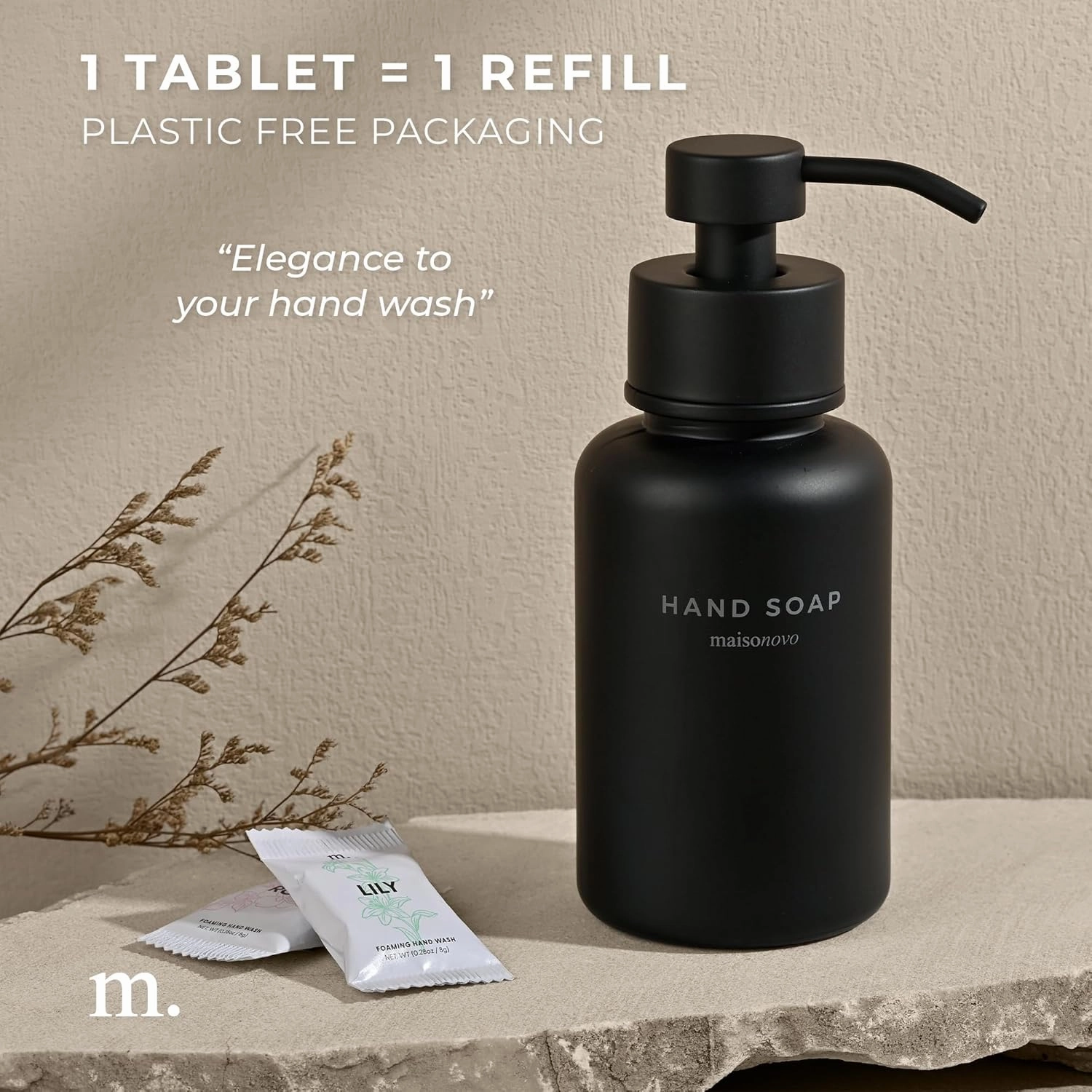MaisoNovo 12-Pack Mix Scent Foaming Hand Soap Tablets