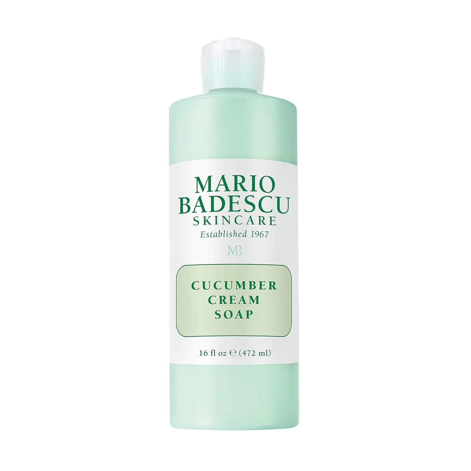 Mario Badescu Cucumber Cream Soap - Gentle, Creamy Facial Cleanser Infused with Vitamins and Minerals - Removes Light Makeup, Oil and Impurities - Face Wash Ideal for Combination or Dry Skin
