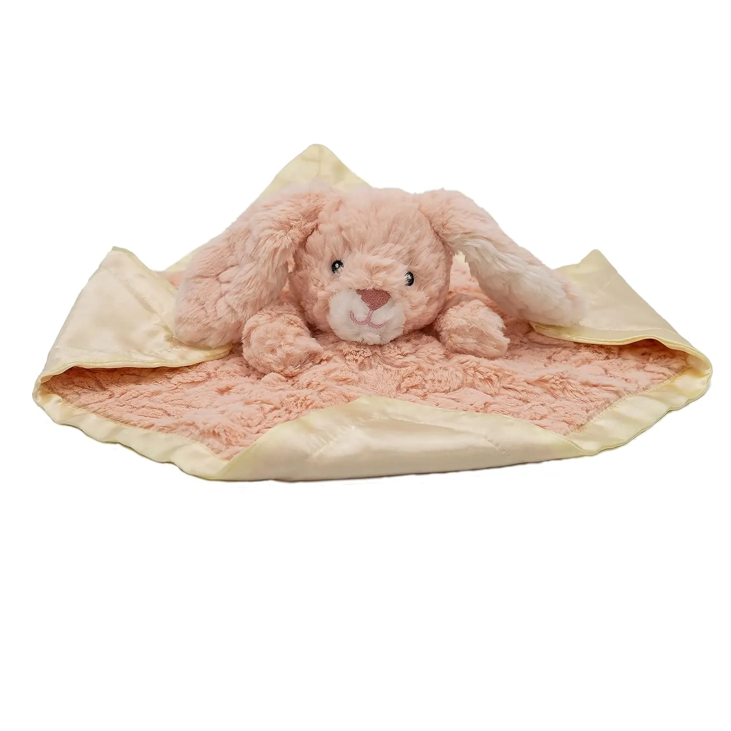 Mary Meyer Baby Lovey Putty Nursery Newborn & Toddler Boys and Girls Security Blanket Stuffed Animal Soft Snuggle Toy, 13 x 13-Inches, Pink Bunny