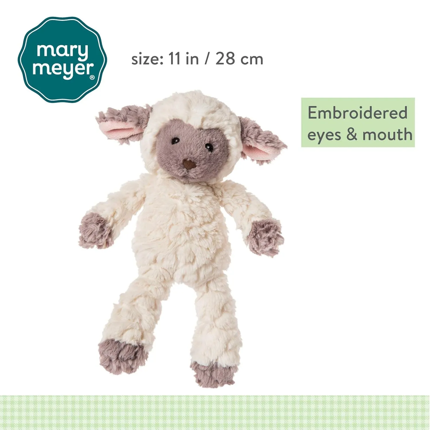 Mary Meyer Putty Nursery Soft Toy, Lamb , 11 Inch (Pack of 1)