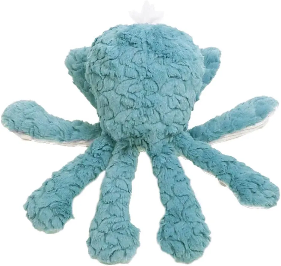 Mary Meyer Putty Stuffed Animal Soft Toy, 14-Inches, Slate Blue Octopus