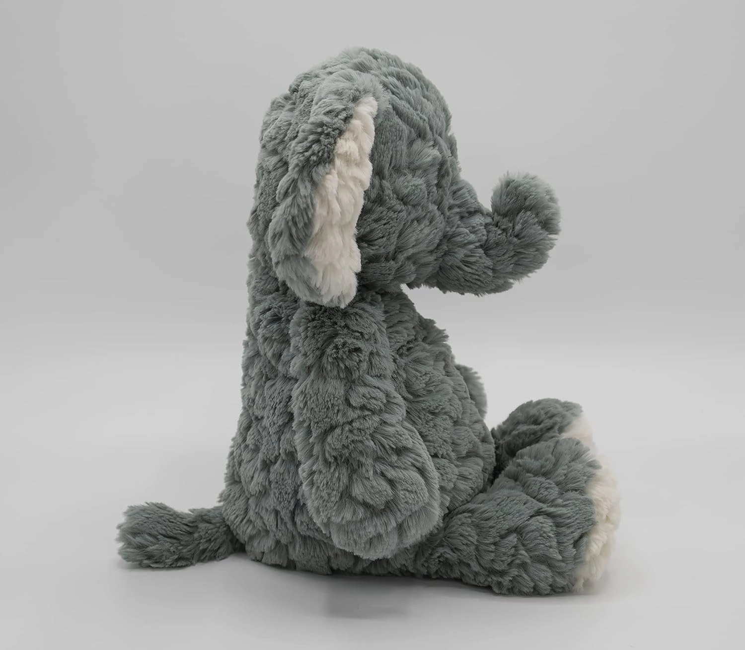 Mary Meyer Putty Stuffed Animal Soft Toy, 12-Inches, Slate Blue Elephant